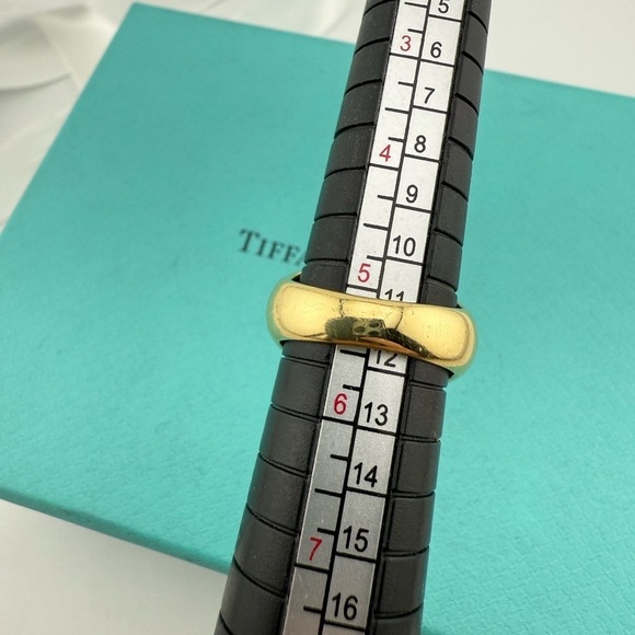 Vintage Tiffany & Co. Paloma Picasso Citrine Gemstone Cocktail Ring Size 5.25 - Picture 4 of 12